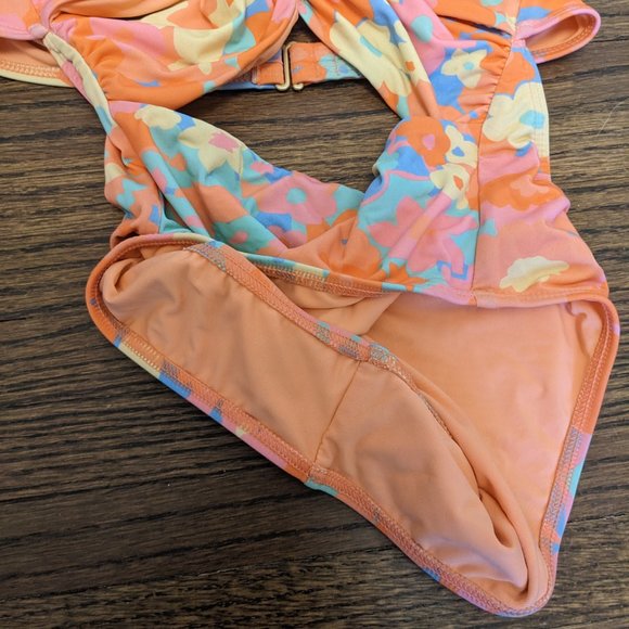 Billabong Coast Is Clear Floral One-Piece Swimsuit - Picture 8 of 9